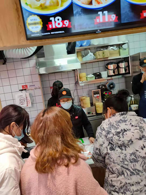 熱烈祝賀河南鄭州如意餛飩瀚海海尚店盛大開業，祝老板財源廣進！
